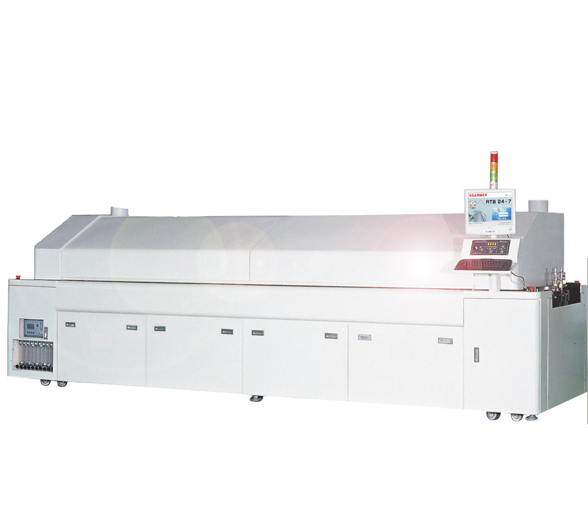 RE5050D travelling through a reflow oven